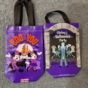 Set of 2 Mickey's Not So Scary Halloween 2025 Treat Bags